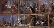 David Teniers, Details of Archduke Leopold Wihelm's Galleries at Brussels